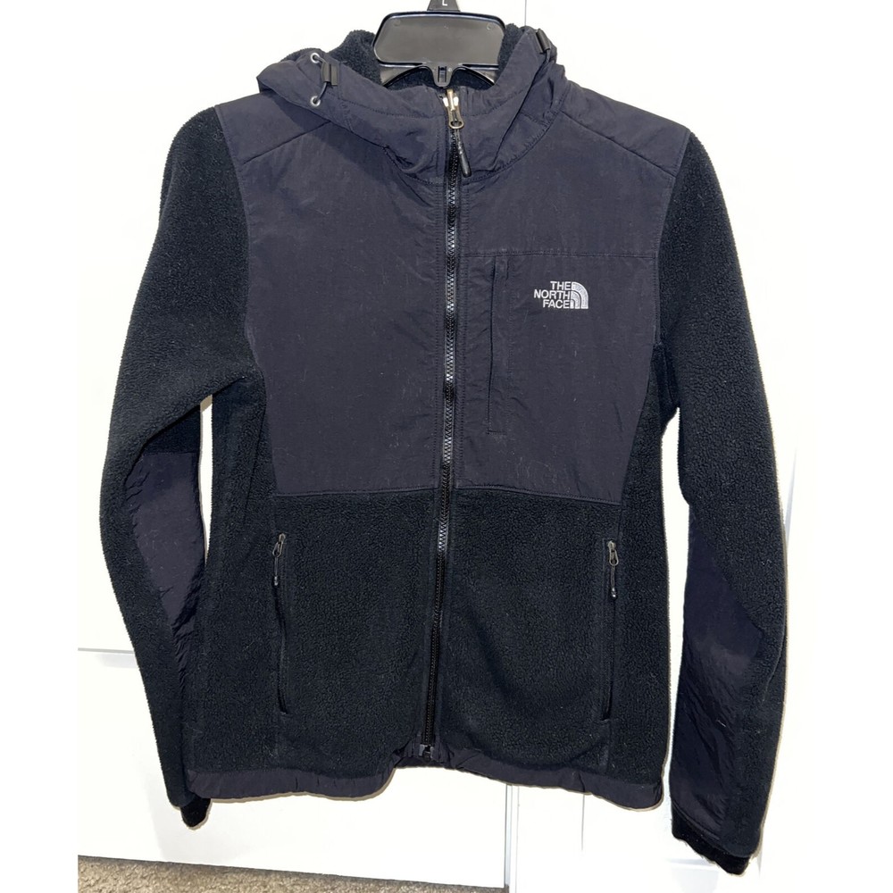 The North Face Jacket Women XS  Denali Full Zip Polartec Fleece Outdoor Black